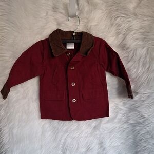 Chic Kids Blazer in Burgundy and Brown
